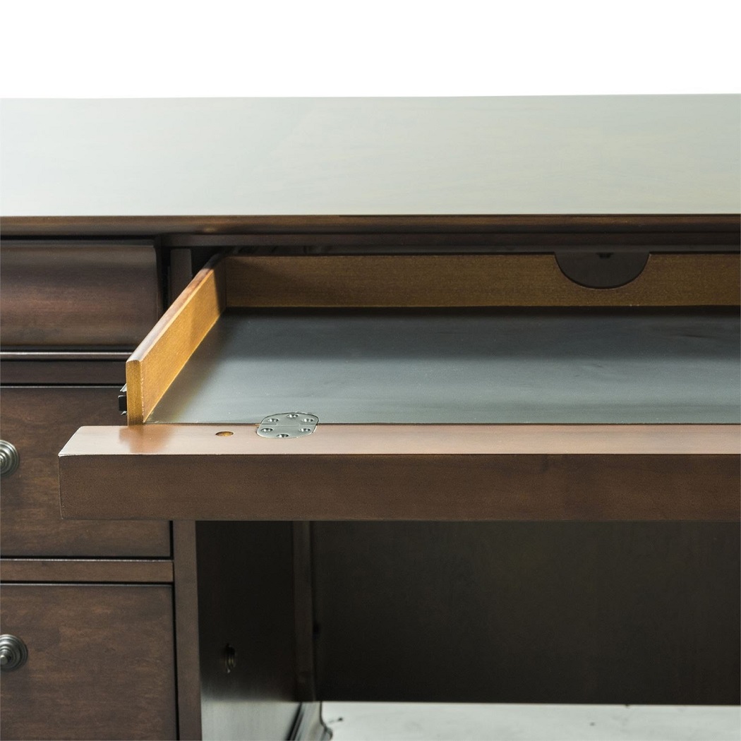 American Design Furniture by Monroe - Lafayette Cherry Wood Executive Desk 4
